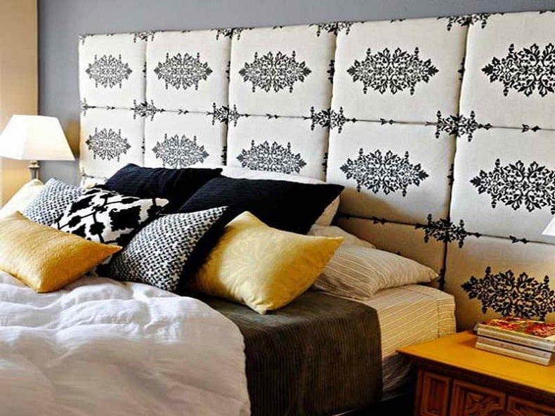 Необычное изголовье кровати можно сделать самостоятельно Необычное изголовье кровати